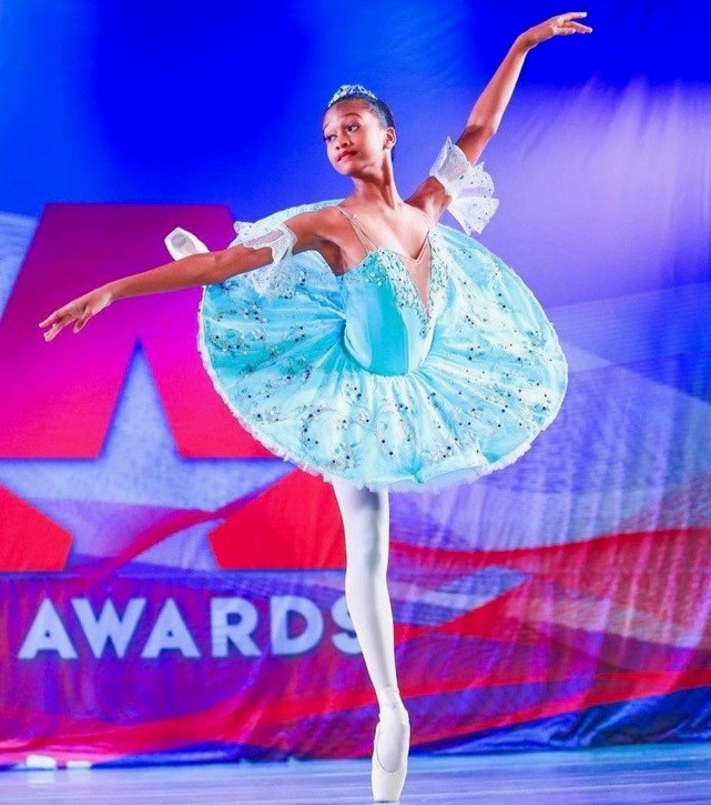 Ballet solo in competition